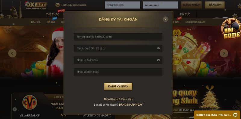 các bước đăng ký