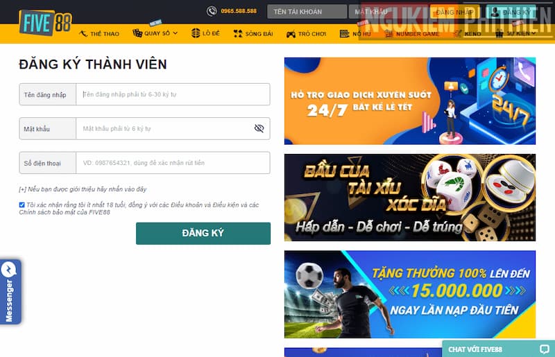 các bước để đăng ký - đăng nhập