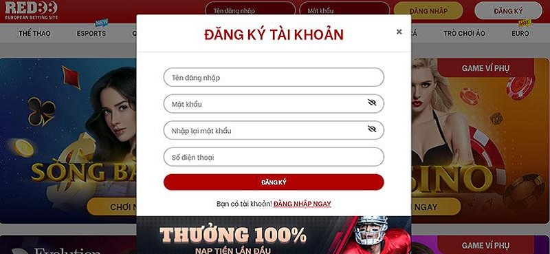 cách thức đăng ký tài khoản