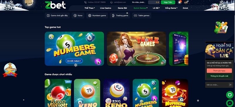 game nhanh thắng lớn