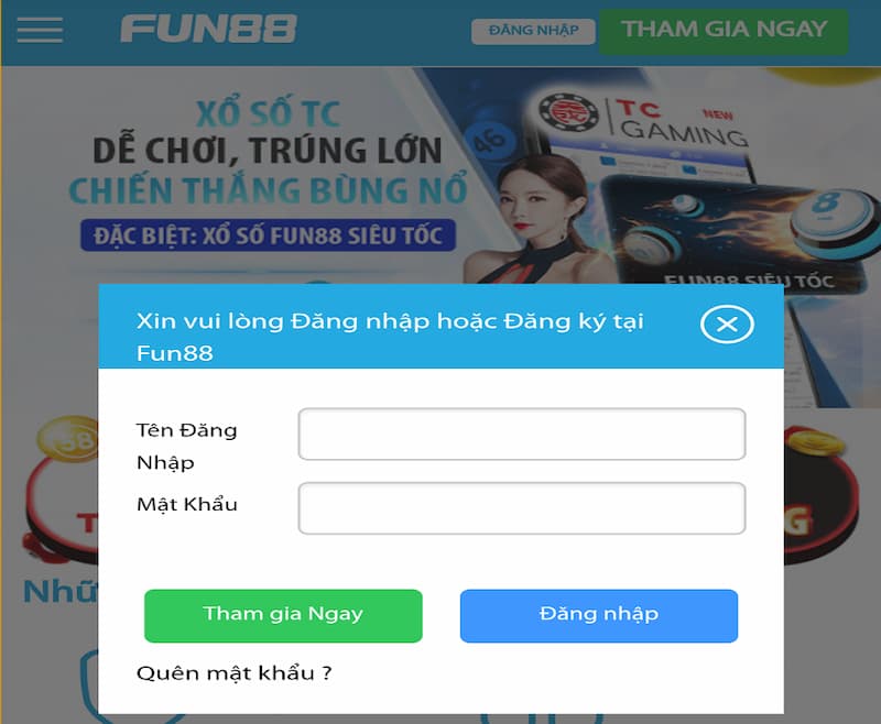 hướng dẫn đăng nhập