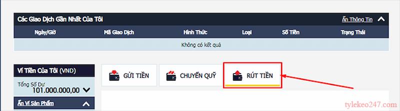 rút tiền thắng cược thể thao